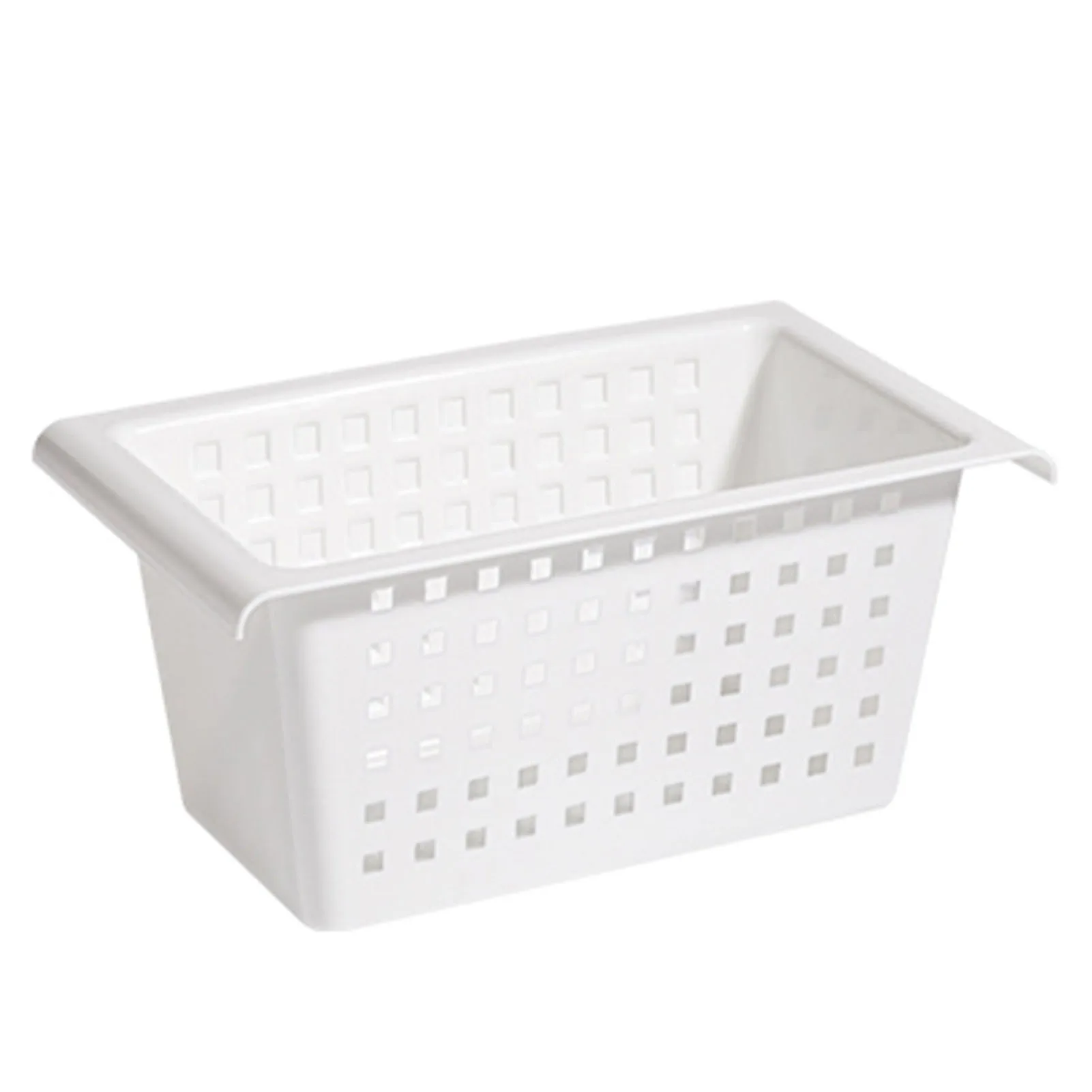 Storage Basket For Expandable Rod Under Sink Organizer PP Plastic Hanging Basket For Closet Wardrobe Kitchen