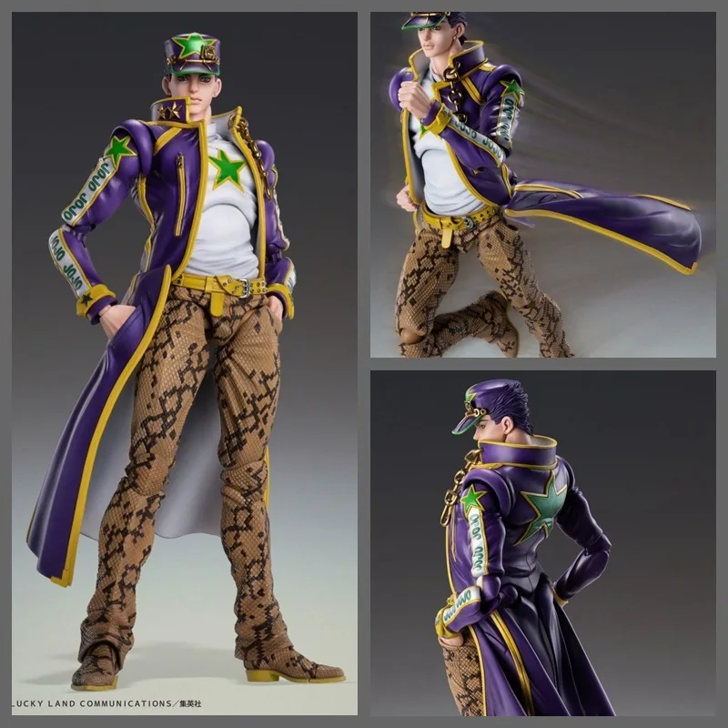 Figura Coleccionable Articulada en Caja de Jojo's Bizarre Adventure: Stone Ocean, Jotaro Kujo, Super Action Statue, para Fans del Anime