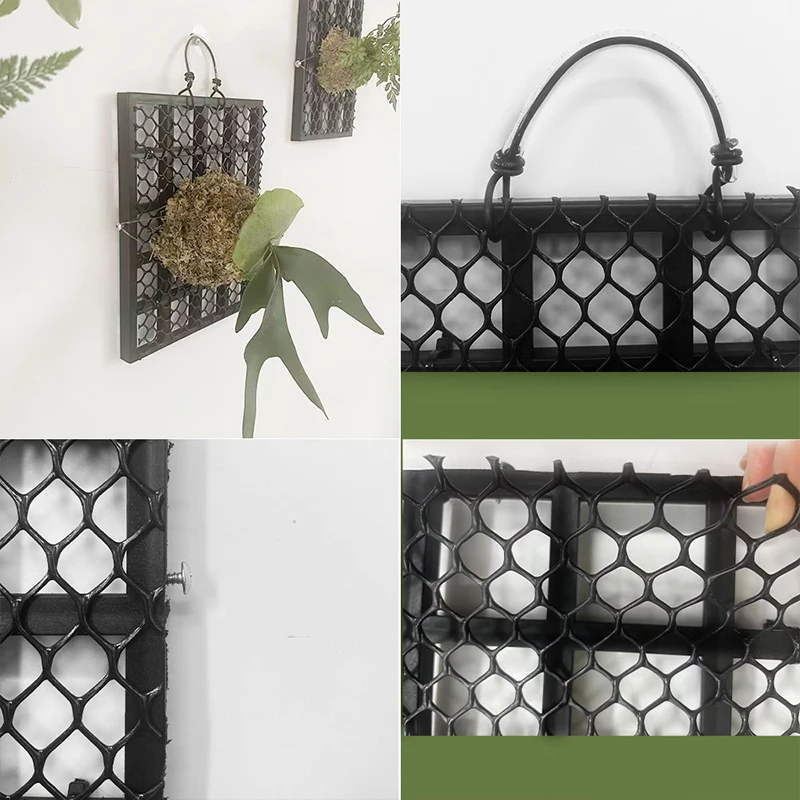 

Thicken Staghorn Fern Board Orchid Fern Dendrobium Planting Board Plant Bed Holder Plastic Gardening Hanging Board
