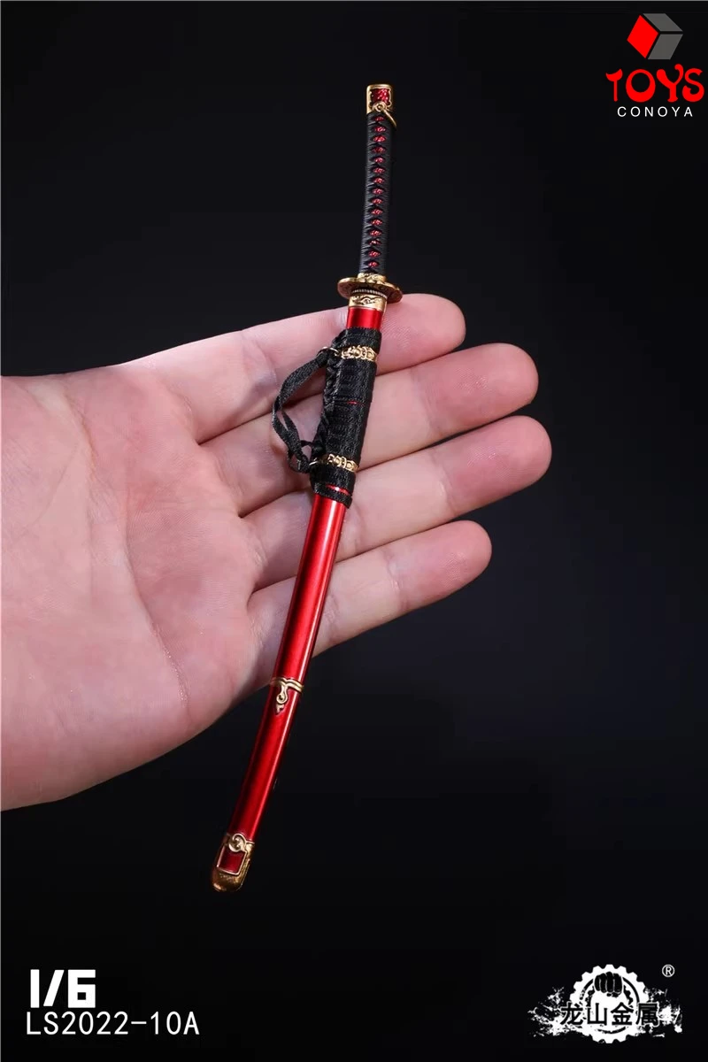 日本の武士の剣のナイフのおもちゃモデル、12インチの兵士のアクションフィギュア人形のシーンアクセサリー、本物のナイフではありません、LS2022-10、1/6スケール