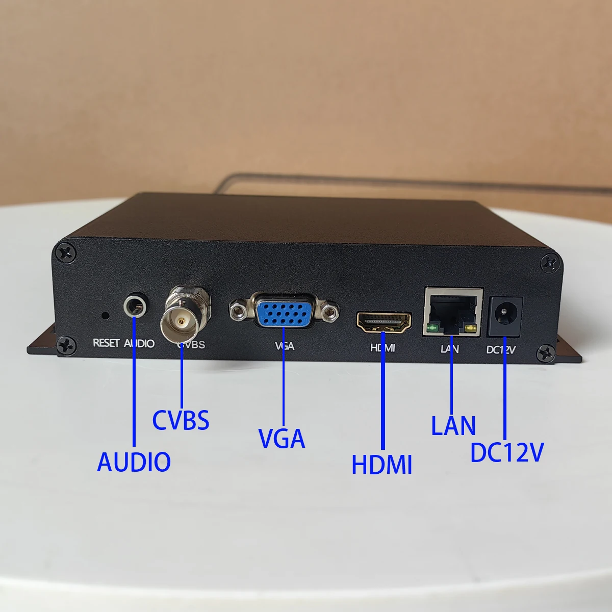 H.265 Decoder  Streaming SRT RTMP NDI IP To HD CVBS Video IPTV Decoderhdmi vga multicast decoding