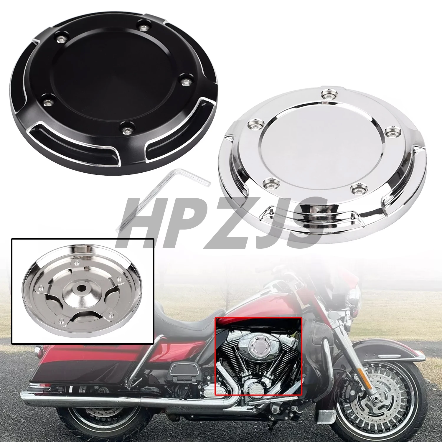 

Motorcycle Air Cleaner Insert Cover For Harley Electra Street Road Glide King Dyna Low Rider FXDL Softail Standard FXST Fat boy