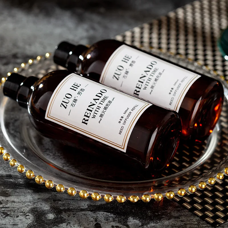 500ml serie Hotel Healton Shangri-La aceites esenciales recargas dormitorio fragancia aceite difusor aromático hogar Perfume Aroma aceite