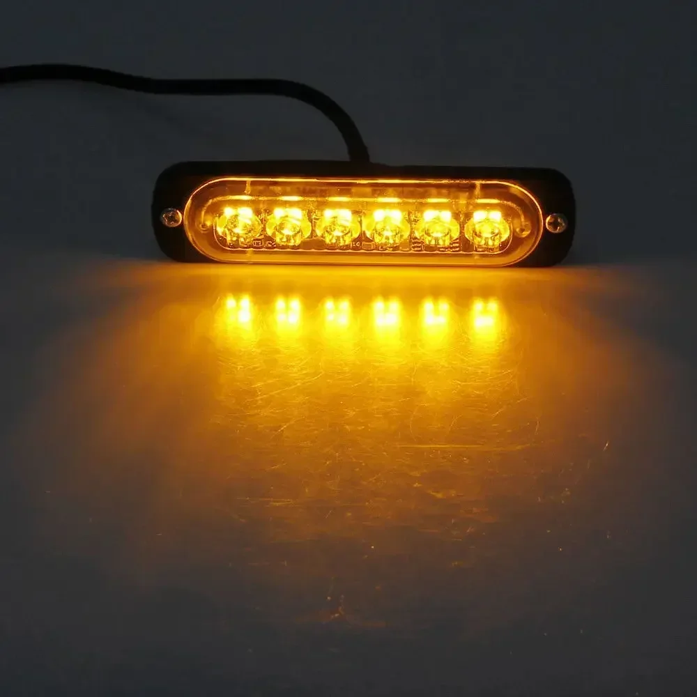 10PCS Truck Side Car Strobe Light LED Warning Light for 12-24V Car Trailer Lorry Turn Signal Flasher Beacon Emergency Light