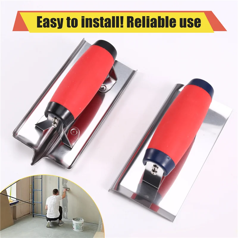 Strumenti per la finitura del calcestruzzo Tagliatrice e scanalatura in acciaio inossidabile inclusi, set di utensili manuali per muratura