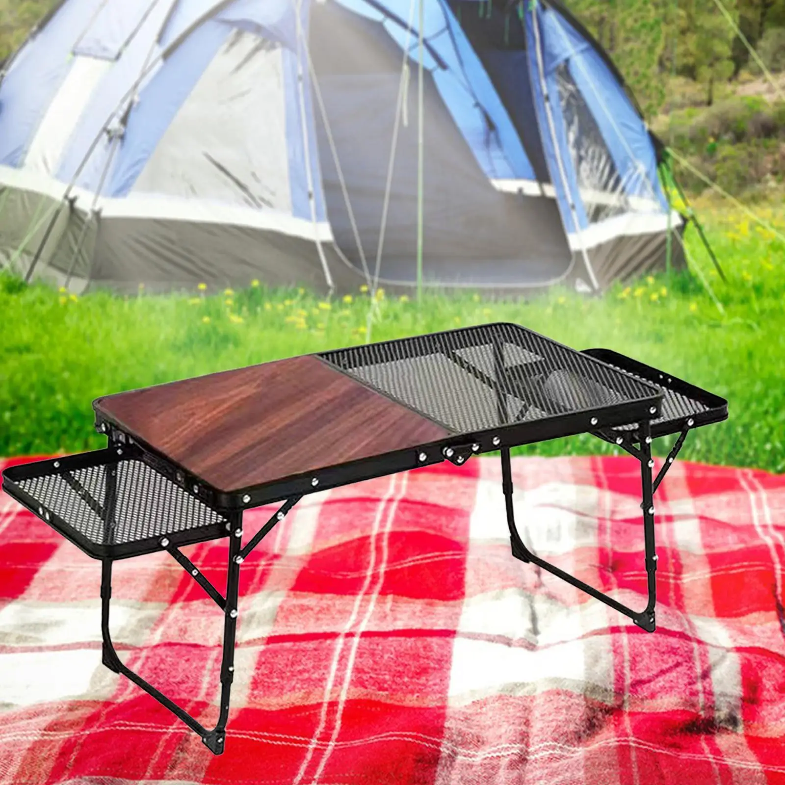 

Folding Grill Table Barbecue Table Camping Table for Travel Patio Barbecue