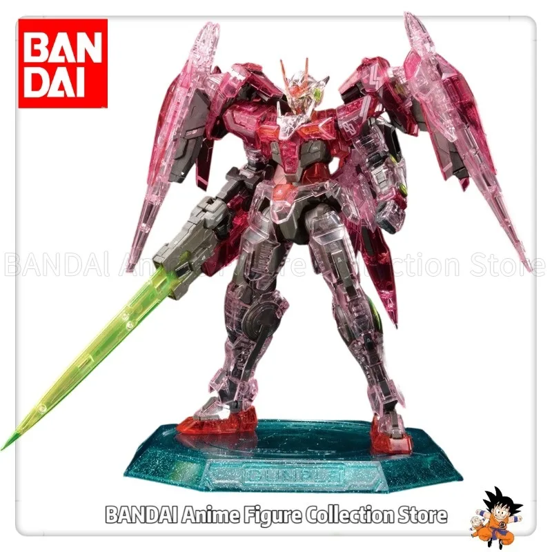 In Stock Original BANDAI SPIRITS RG Kidou Senshi Gundam 00 THE GUNDAM BASE LIMITED OO-RAISER TRANS-AM CLEAR Requires Assembly