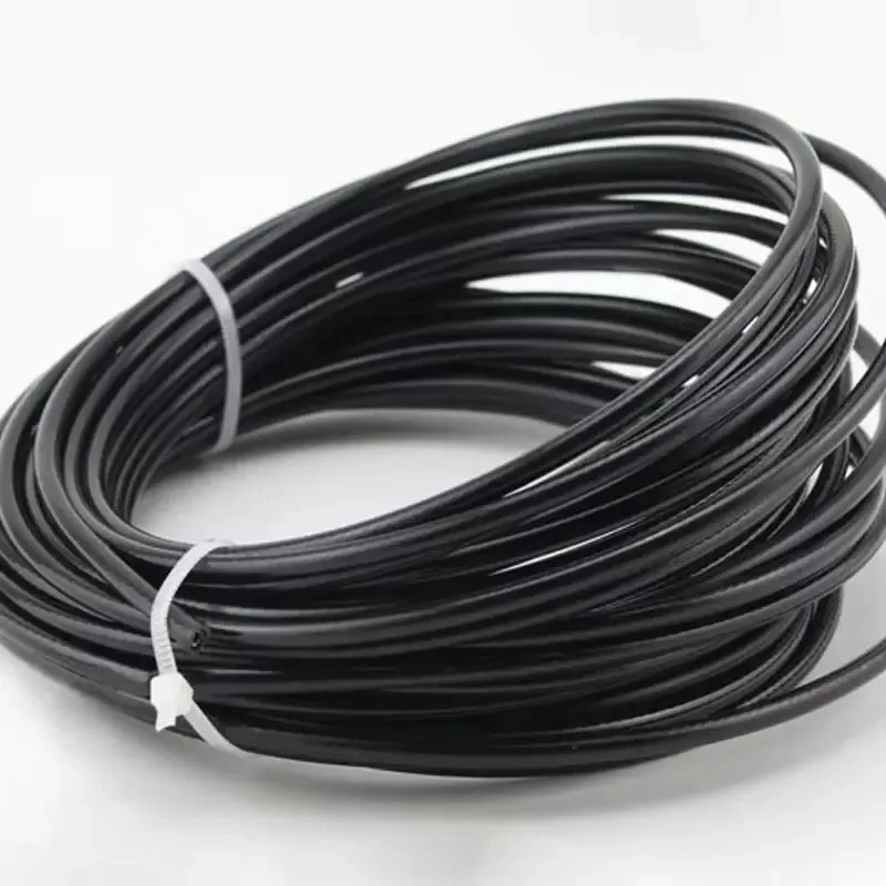 ลวดสลิงสแตนเลส 304 เคลือบพีวีซีสีดำ ขนาดเส้นผ่านศูนย์กลาง 1 มม.-2 มม. ความยาว 10 เมตร โครงสร้าง 7*7 ลวดนิ่ม