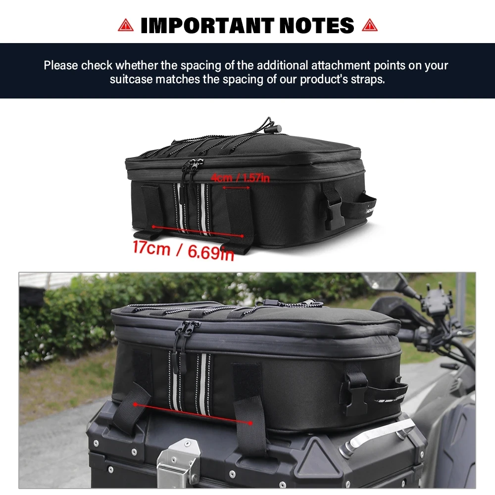 Motorcycle Top Box Pannier Bag For BMW R1200GS R1250GS Adventure F650GS F700GS GS310 Top Case Luggage Bag Waterproof Storage Bag