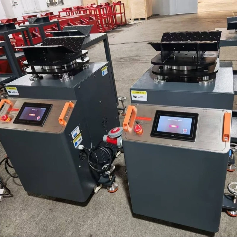Automobile suspension testing device chassis road simulator
