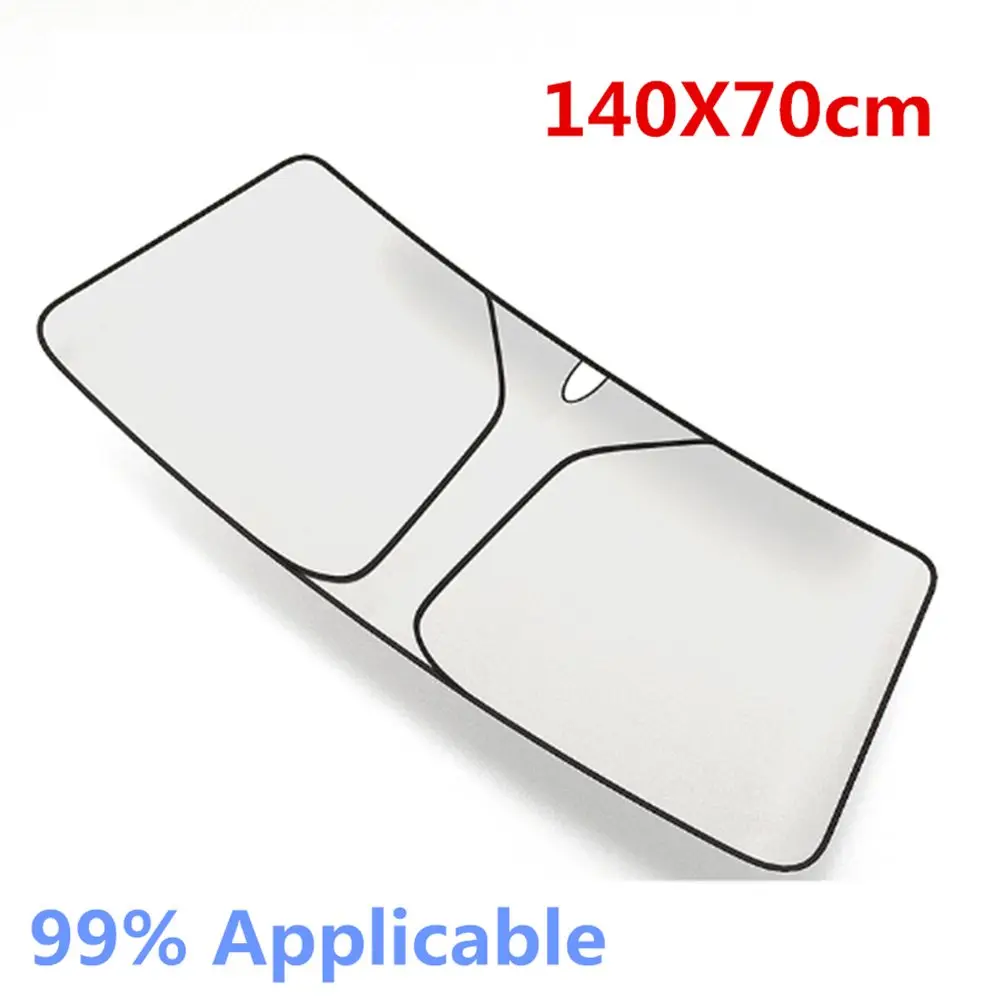 Parts & Accessories Sunshade 140 * 70cm Memory Metal For Car High Quality Non-destructive Installation Brand New