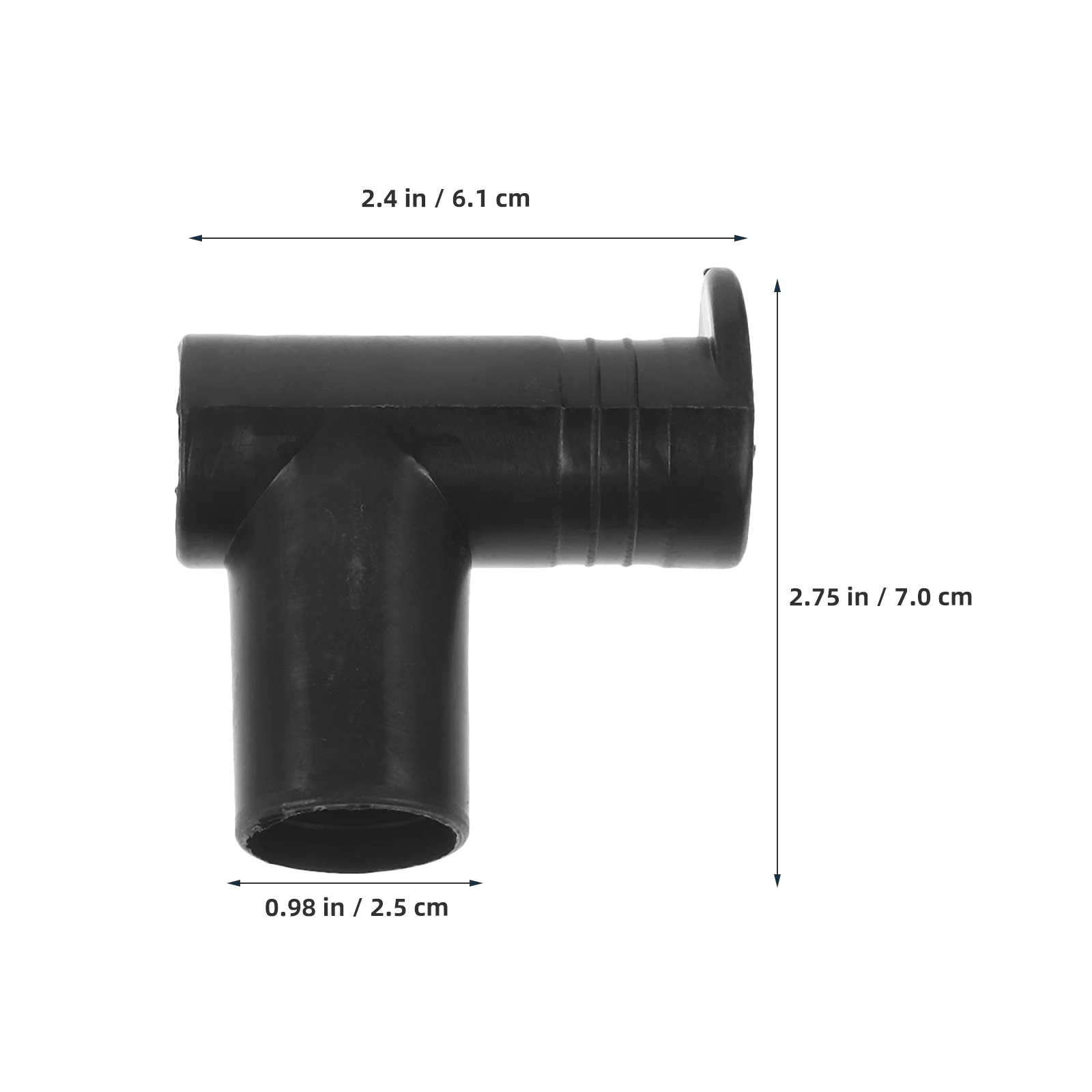 10Pcs Floor Standing Rack Connectors Plastic Right Angle Joints for Clothes Rods Dustproof Closet Pole End Caps