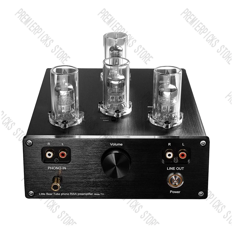 

Pure Tube Phono Stage Mm Amplifier Vinyl Record Player Preamp Bluetooth Power Hifi Bile