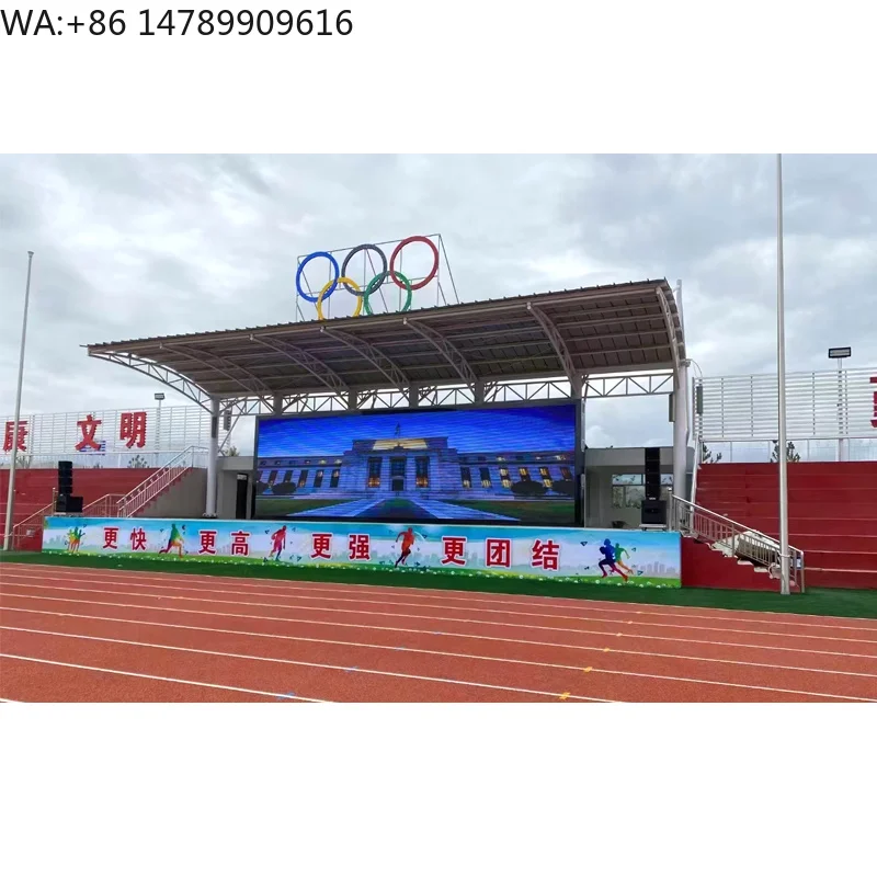 Waterproof Custom LED Displays Custom Outdoor Giant Football Stadium Board Outdoor Sport Events Advertising ScreenChip On BoardT