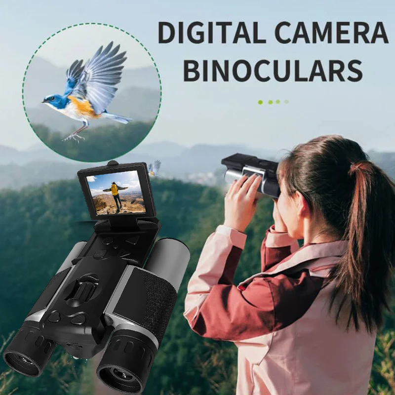 

2.5K 40MP Digital Camera 8X Zoom IR Binoculars Video Photo Recording Telescope for Outdoor Bird Watching Football Championship