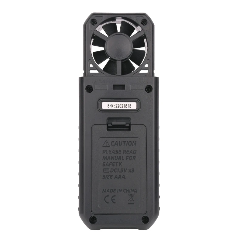 Anemometro digitale Misuratore velocità del portatile Tester Windmeter LCD retroilluminato Display Strumento