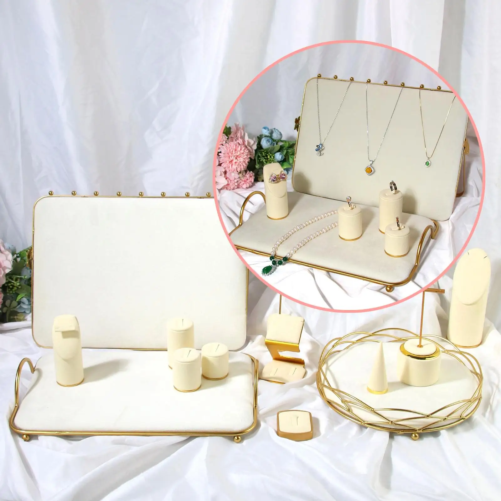 Necklace Pendant Display Holder Jewelry Storage Towers Stores for Women Girls
