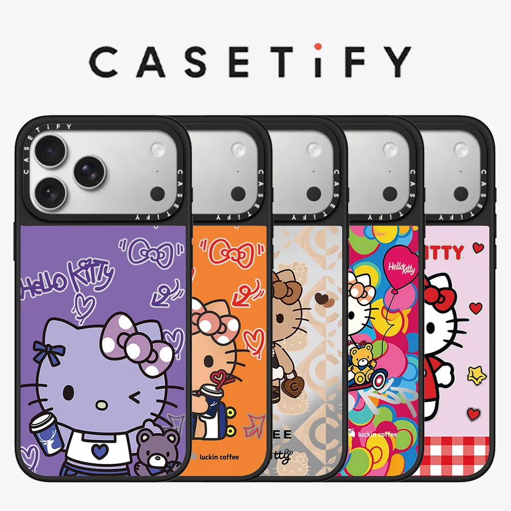 

CASETiFY Co-branded HelloKitty Cartoon Series Phone Case for IPhone 13 15 14 16 17 Pro Max Air Plus Magnetic Protective Case
