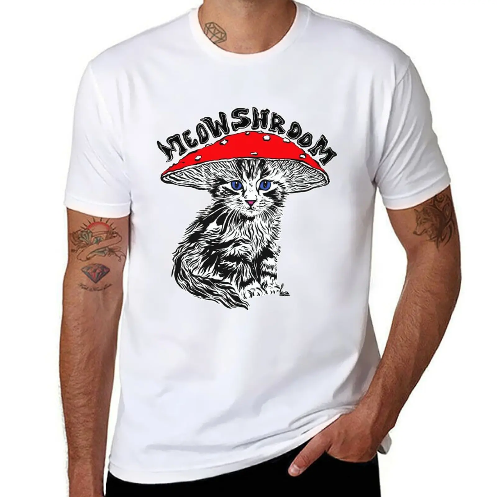

Meowshroom T-Shirt funny t shirts cotton t shirt custom print man t shirts for men T-Shirt