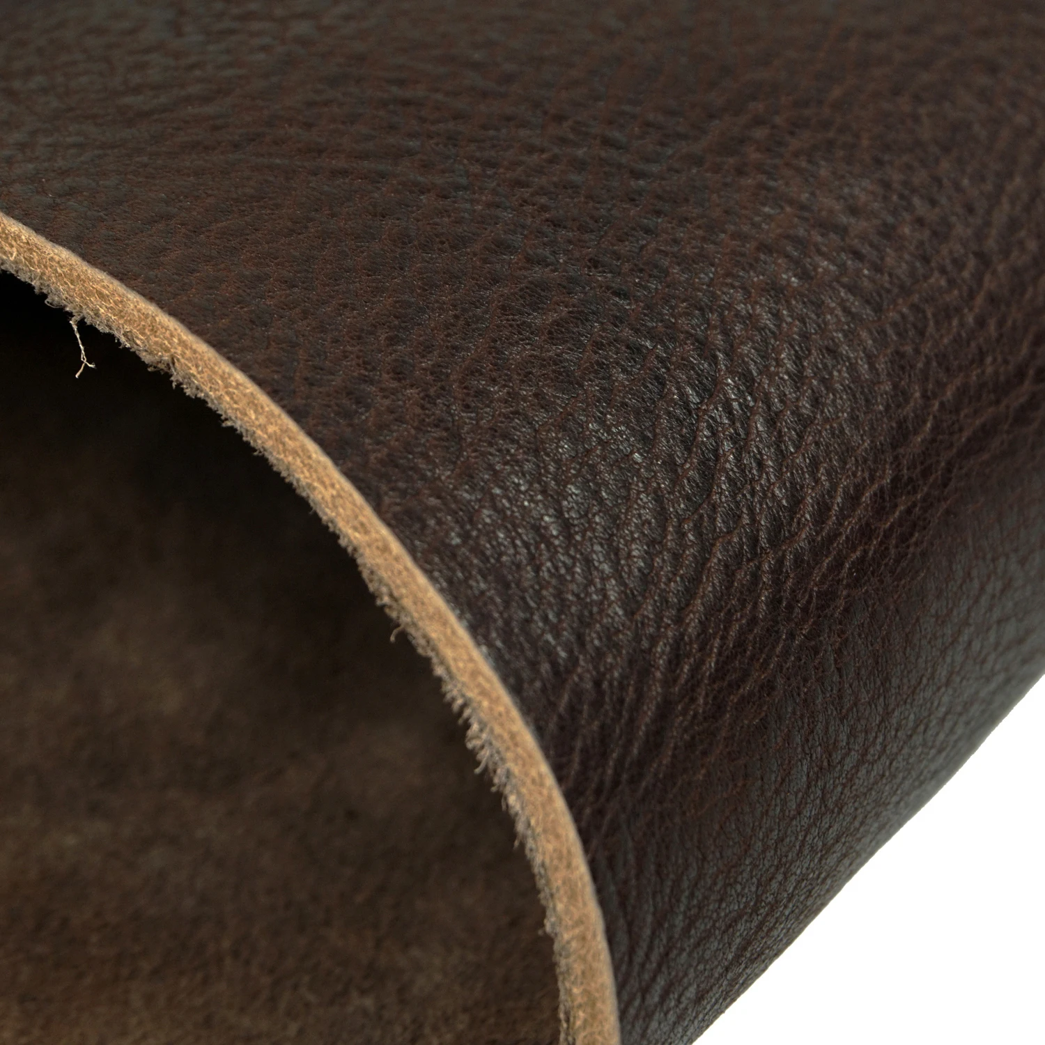 4.0-4.5mm Thick Genuine Leather Cow Pieces Leathercraft Brown Leather