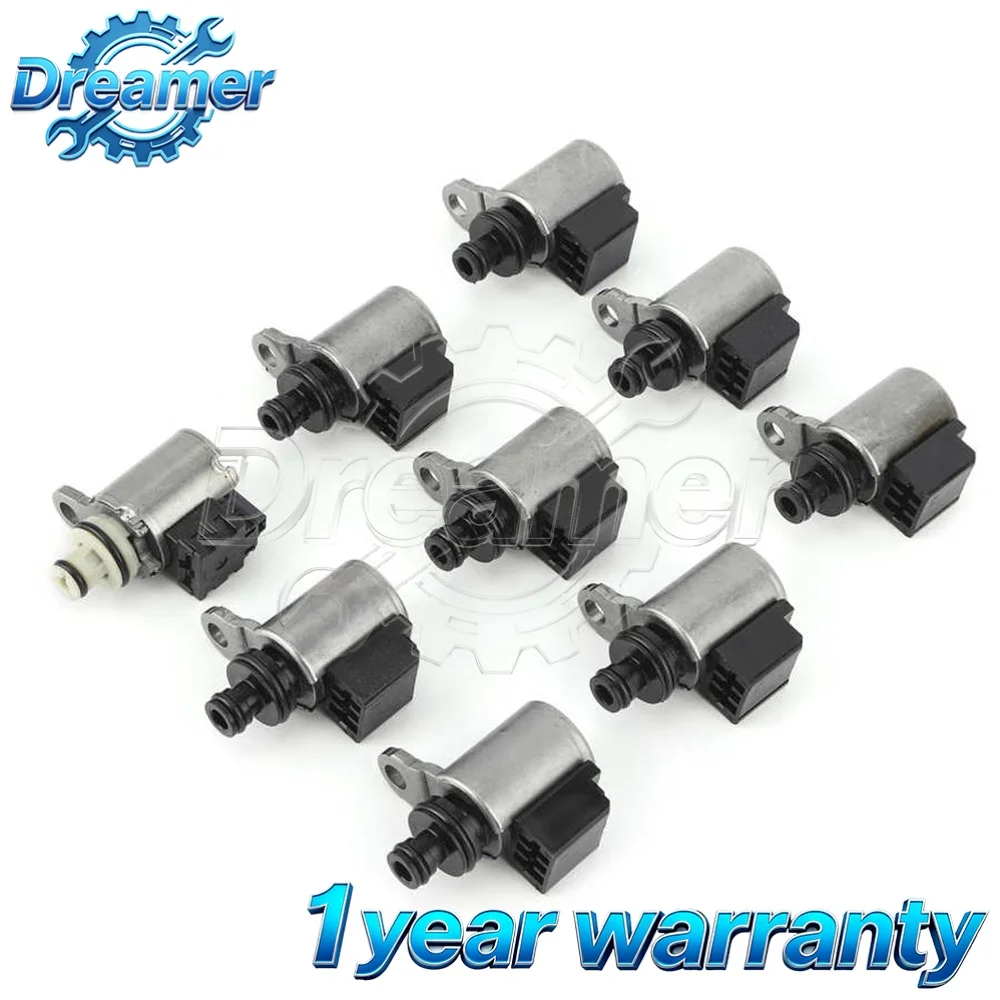 Original RE7R01A JR710E JR711 CVT Transmission solenoid Valve 9Pcs for Nissan Pathfinder/Titan/Infiniti EX37/FX50/G37/370Z