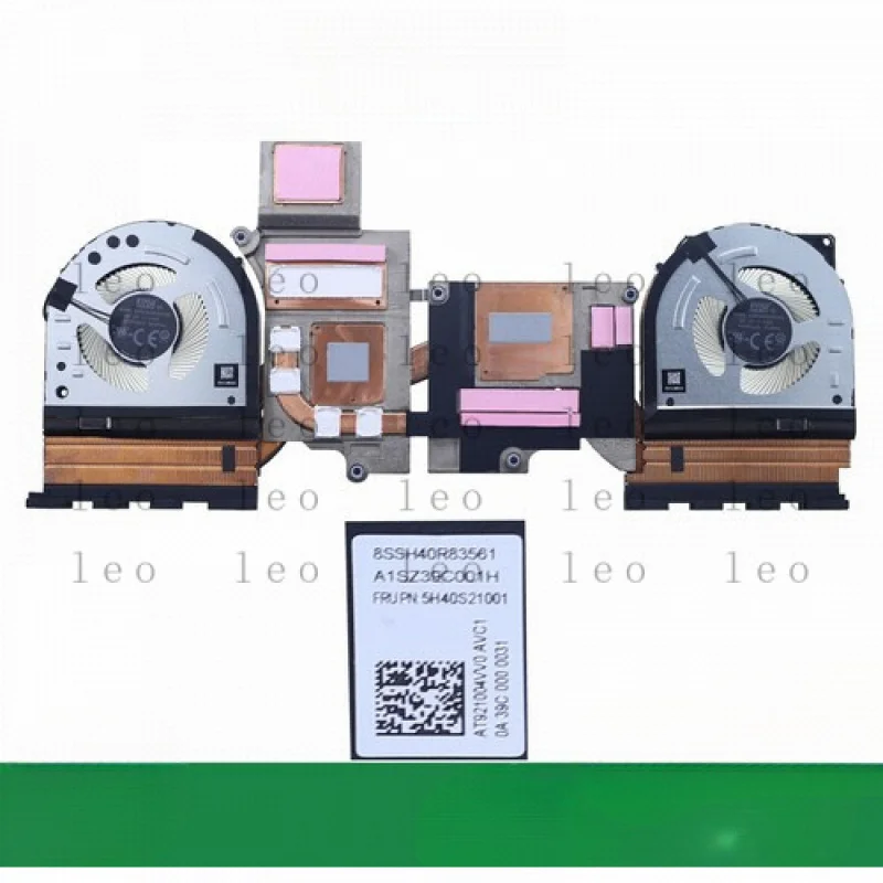 PP  Laptop CPU GPU Heat sink Fan for LENOVO LOQ 15IRX9 15IAX9 5H40S21000 5H40S21001