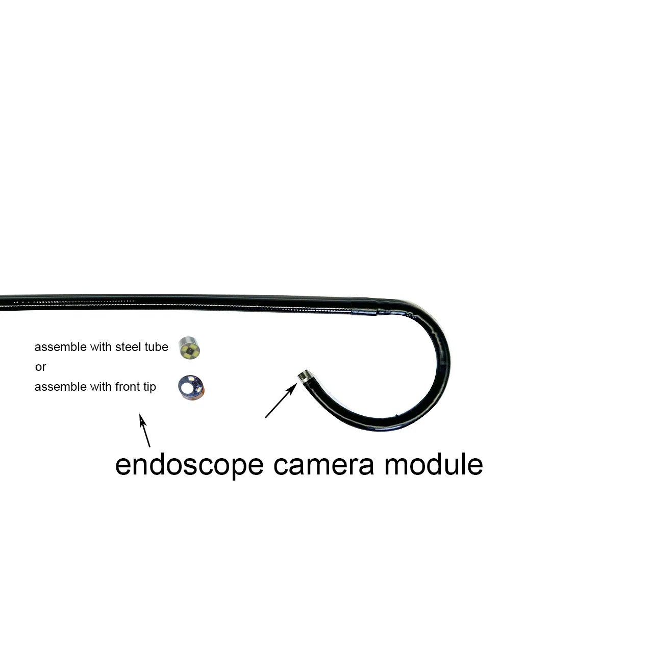 Mamfacture Portable Flexible Video Laryngoscope Bronchoscope Nasopharyngoscope Cystoscope