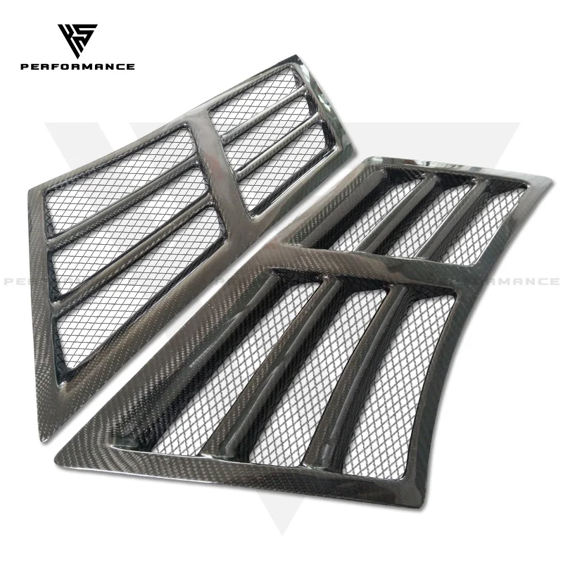 

Top Secret Style Carbon Fiber Auto Accessories Mudguards Front Fender Vent For Nissan GTR R35 2008-2019 Carbon Vent