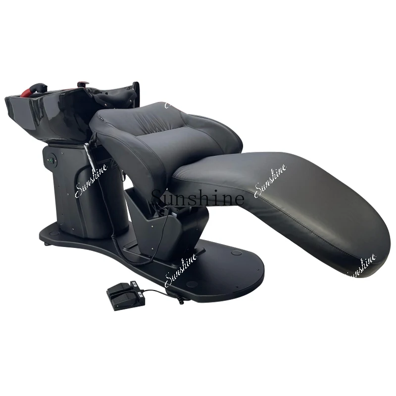 Hair salon special electric lift shampoo bed new Japanese physiotherapy bed  FT