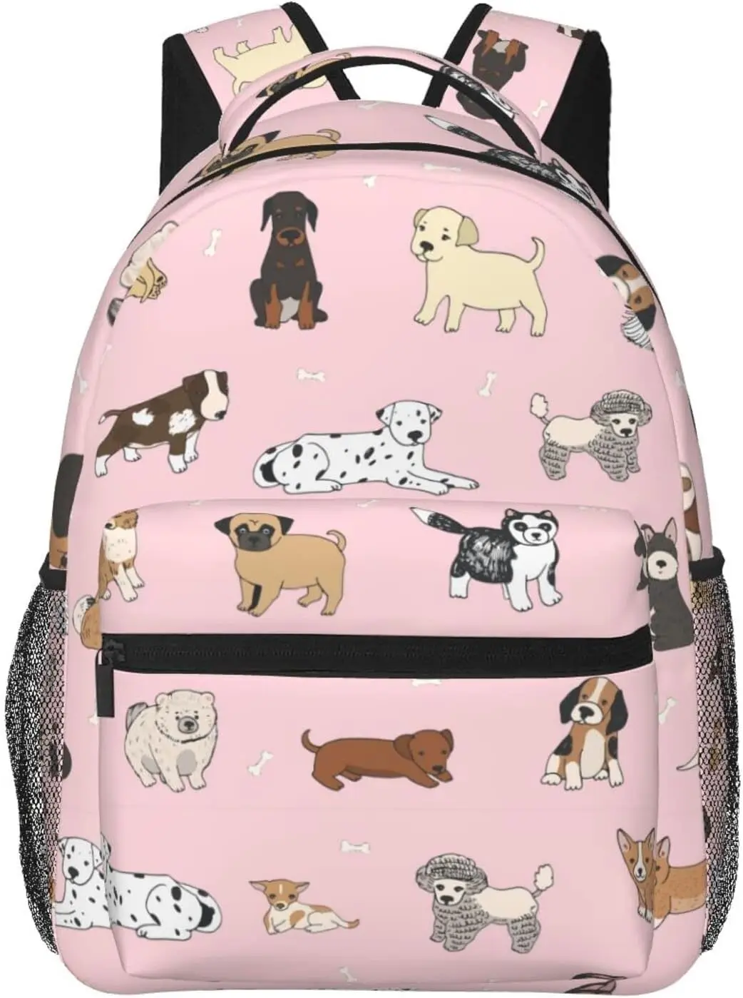 

Cute Dogs Animals Backpack School Bag For Students Teens Men Women Cartoon Pets Laptop Backpacks Travel Daypack Bag