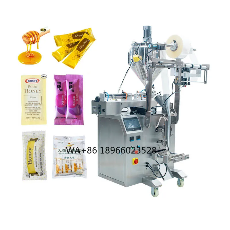 Landpack Dairy Milk Packing Machine Square Corner Packing Honey Small Liquid Milk Filing Packing Machine