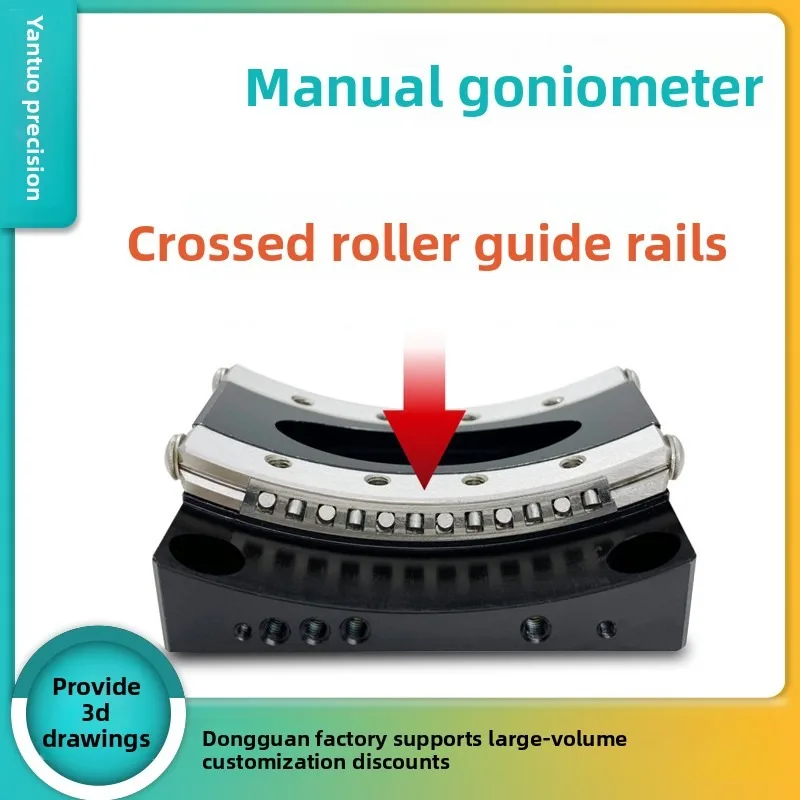 High Precision Yantuo GPG/GPWG 40/60-40/60/80/50/75 Cross Roller Manual Angle Table Goniometer for Lab & Industry