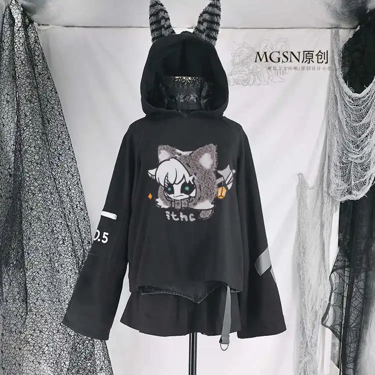 

Anime Game Identity Ⅴ Ithaqua Theme Costume Cosplay Cute Short Hoodie Women Men Student Autumn Winter Coat Hooded Sweatshirt