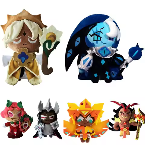 Cookie Run Kingdoms Plush Toy Cookie Run Shadow Milk Plush Toy Pure Vanilla Cookie Run Toy Pure Vanilla Cookie Plushie Blind Box - AliExpress 26
