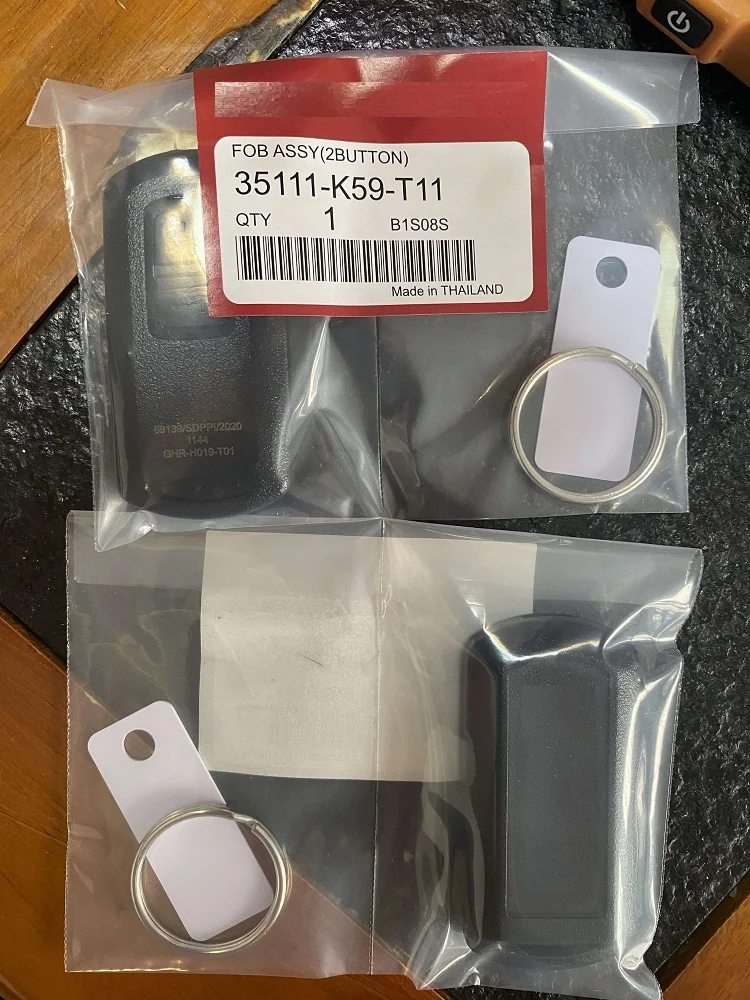 MK0027 OEM FCC K1F K66 K2F K59 K12 Smart Remote Key 433.92MHZ 47 CHIP For HONDA Motor Vario150(2018~2019) Keyless With Package