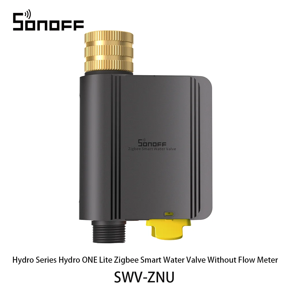 SONOFF SWV-ZNE Hydro Series Hydro ONE Lite Zigbee Slimme Waterklep Zonder Debietmeter Dubbele Communicatiemodi Flexibele Besturing