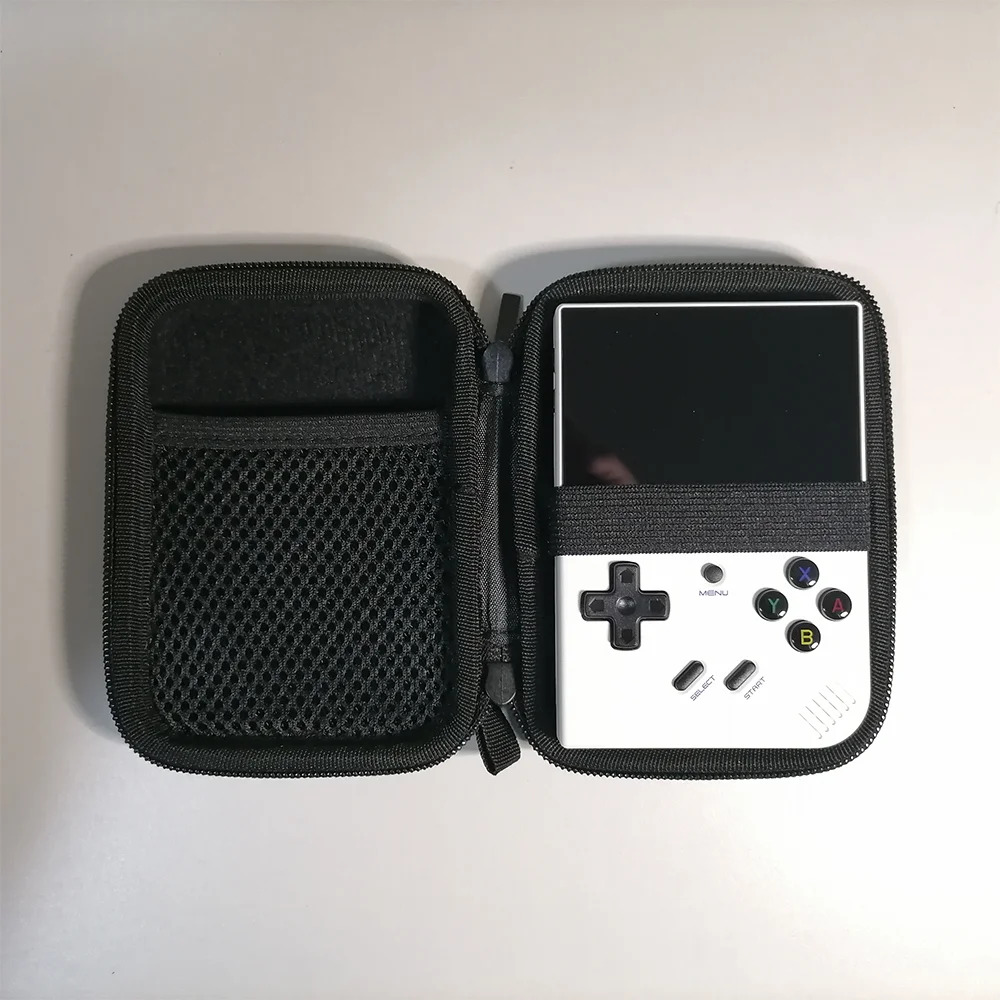 Anbernic-Bolsa de transporte para consola de juegos portátil RG35XX Plus, bolsa negra de 3,5 pulgadas, resistente al agua