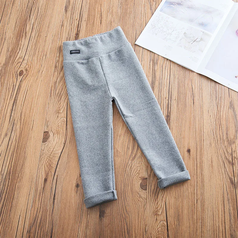 2024 Autumn New Girls\' Bottom Pants Slim Fit Elastic Long Pants Girls Fashion Kids Outfit Casual Versatile Children\'s Trousers