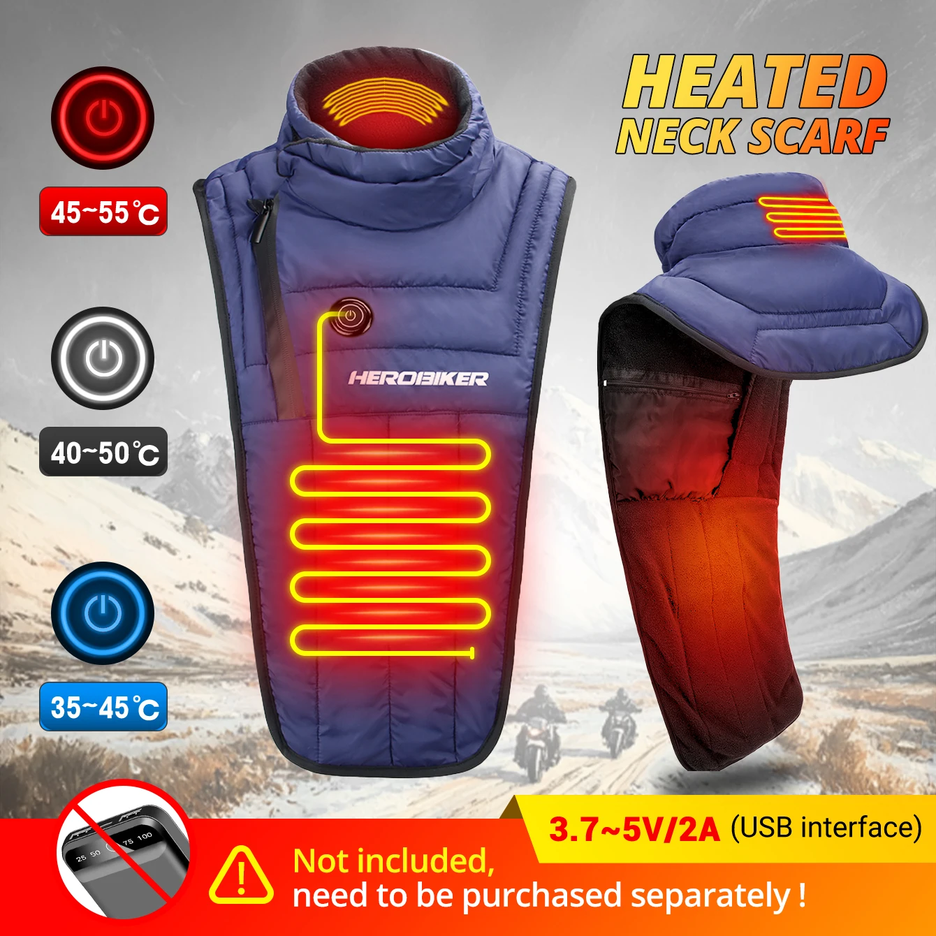 

New Winter Warm Scarf For Motorcycle Outdoor Riding Windproof And Warm Equipment Knight Chest Neck Collar Warm Scarf