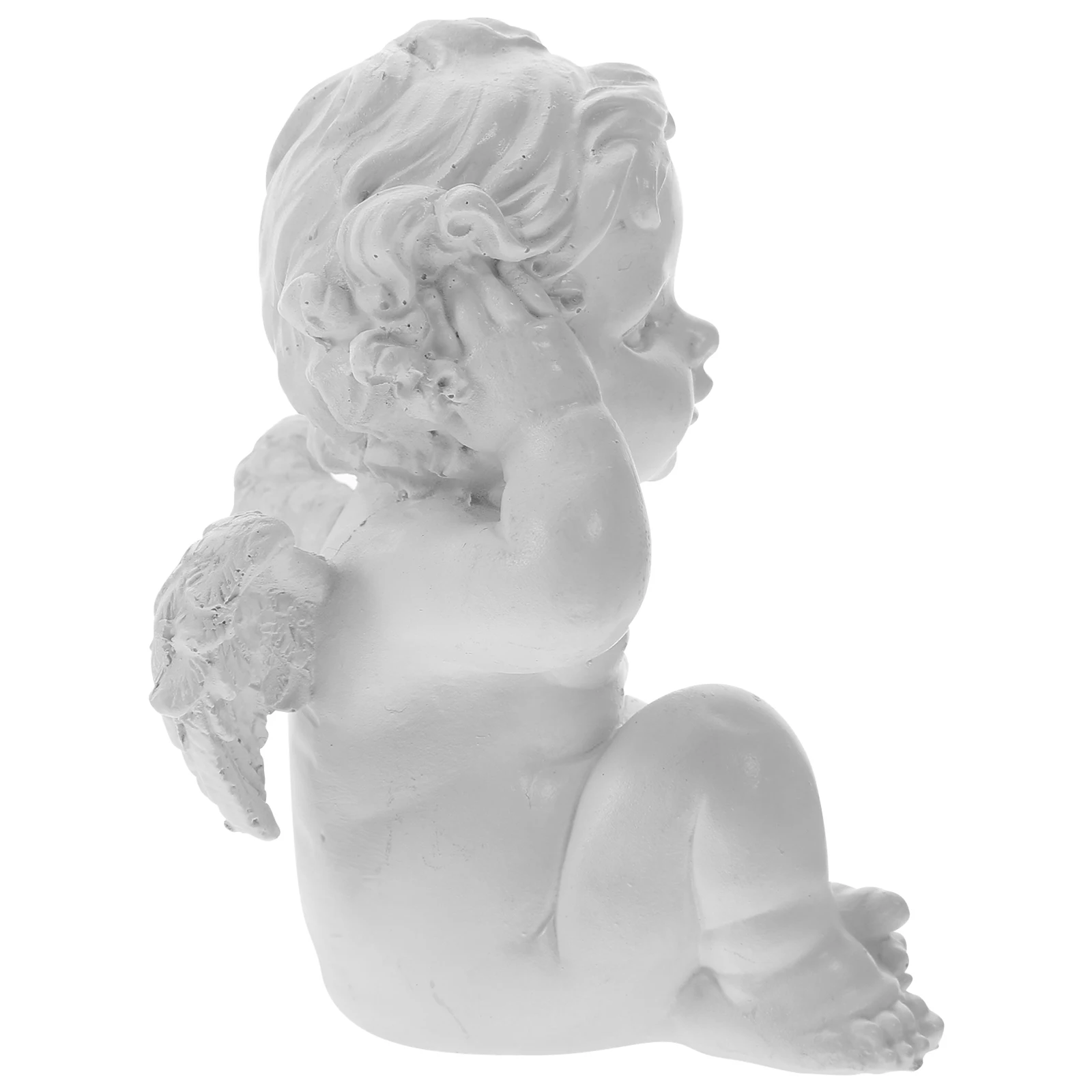 Angel Sculpture Vintage Statue Figurine naments Decoration Office Desk Bookshelf Resin Craft Home Decor Photo Prop Lifelike