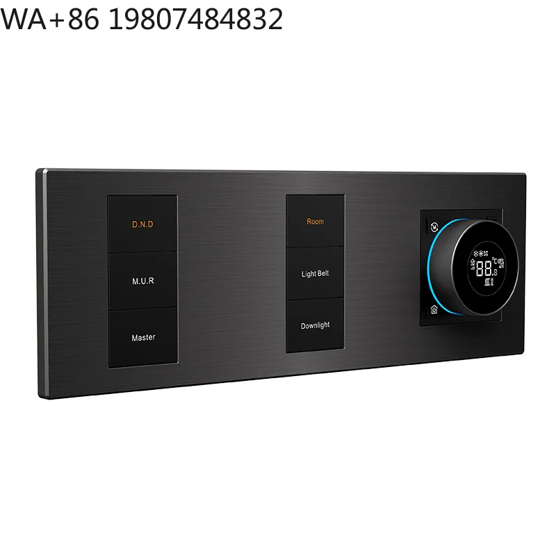 Mini Wall Push Button Smart Light Panel Soft-touch Thermostat  Scene Intelligent Automation Controller