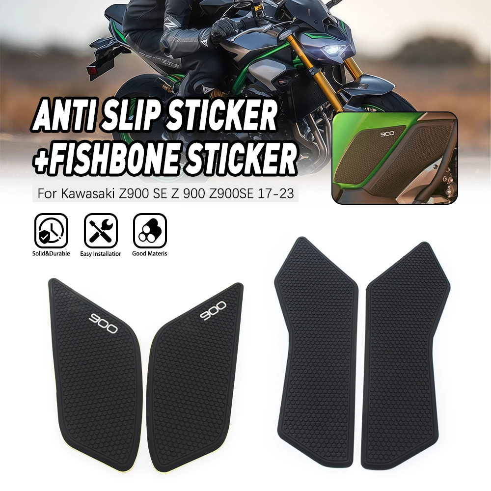 

For Kawasaki Z900SE Z 900SE 2017 2018 2019 2020 2021 2022 2023 Tank Pad Motorcycle Side Oil Tank Pads Protector Stickers