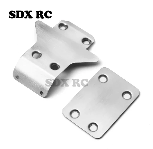 Stainless Steel Front and Rear Chassis Armor Protector for Kyosho MP10 9E TO-235-220 RC Car Upgrade Parts