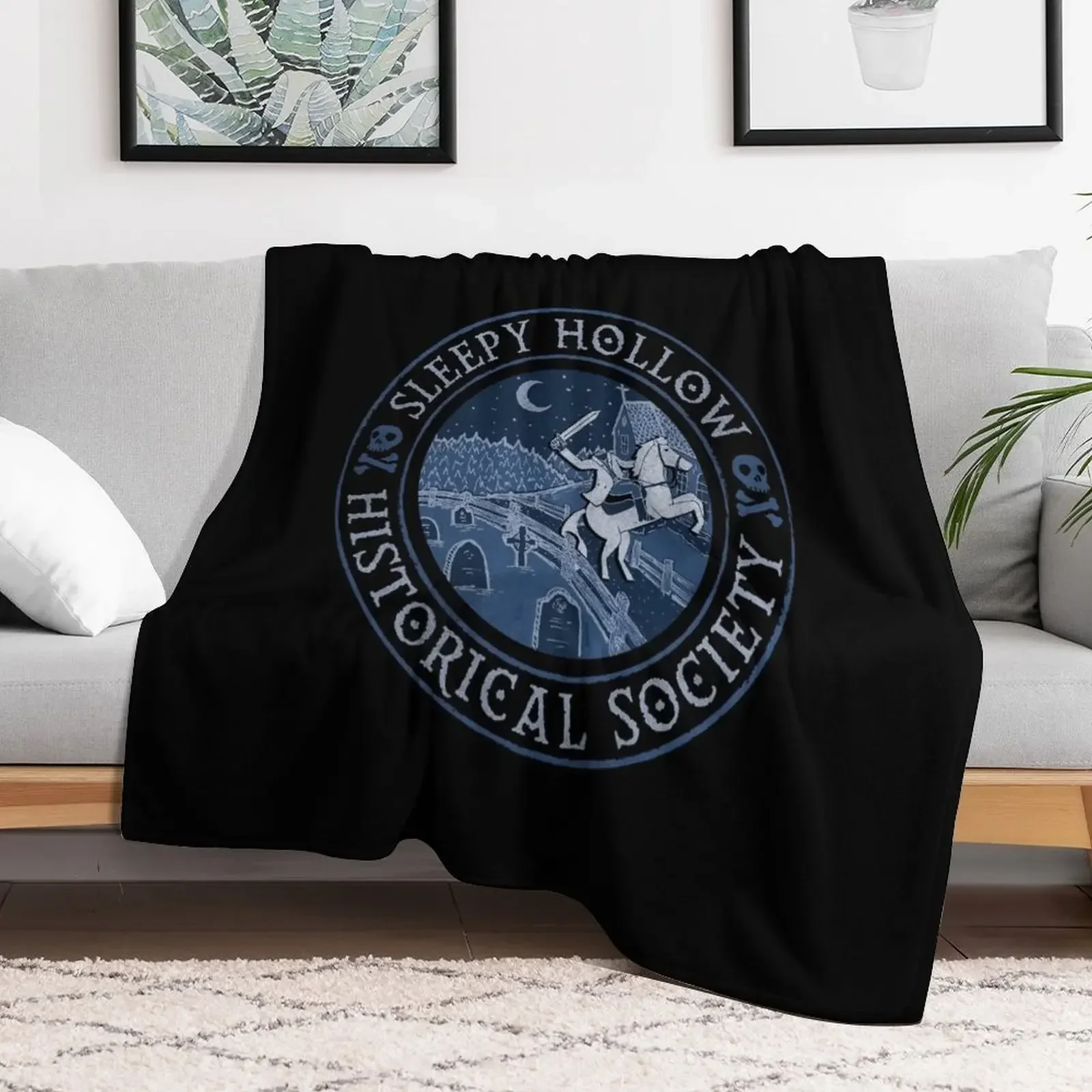 

Sleepy Hollow Historical Society Throw Blanket Soft Plaid Cute Plaid Blankets