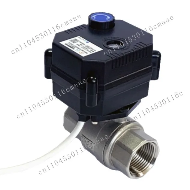 Suitable for miniature electric ball valve, stainless steel body, with manual, two-way ball valve instead of solenoid valve