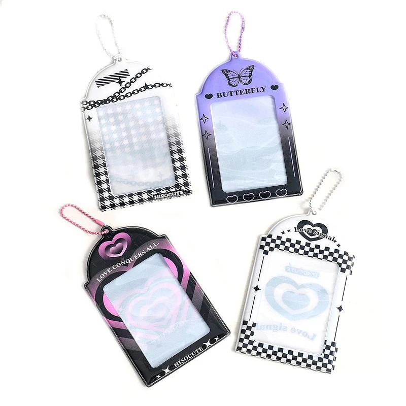 Juego de tarjetas de tres pulgadas, bolsa de almacenamiento de fotos, bolsa pequeña de estrellas para estudiantes, bolsa colgante para tarjetas, juego de tarjetas de tres pulgadas, 1 Juego