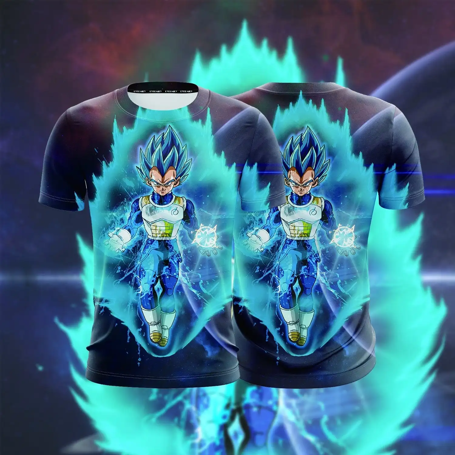 2026 Vegeta Super Saiyan Dragon Ball Unisex 3D T-shirt Anime Cosplay Family Clothing