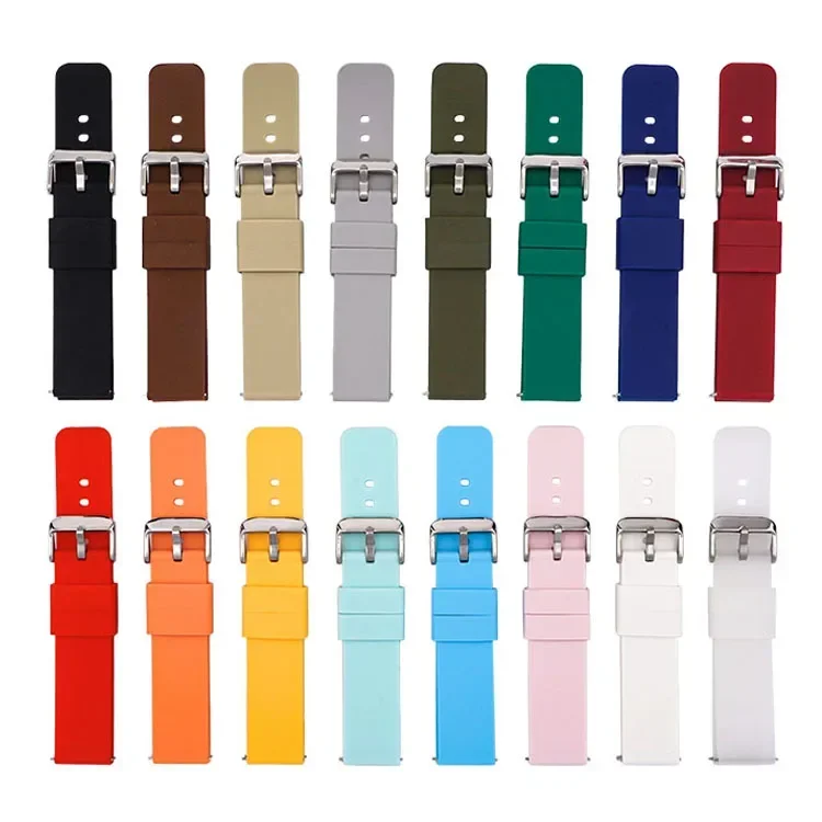 2025 حزام سيليكون سريع الإصدار 12/14/16/18/20/22/24 ملم لهاتف سامسونج هواوي - مقاوم للعرق والجلد - صديق للبيئة #2