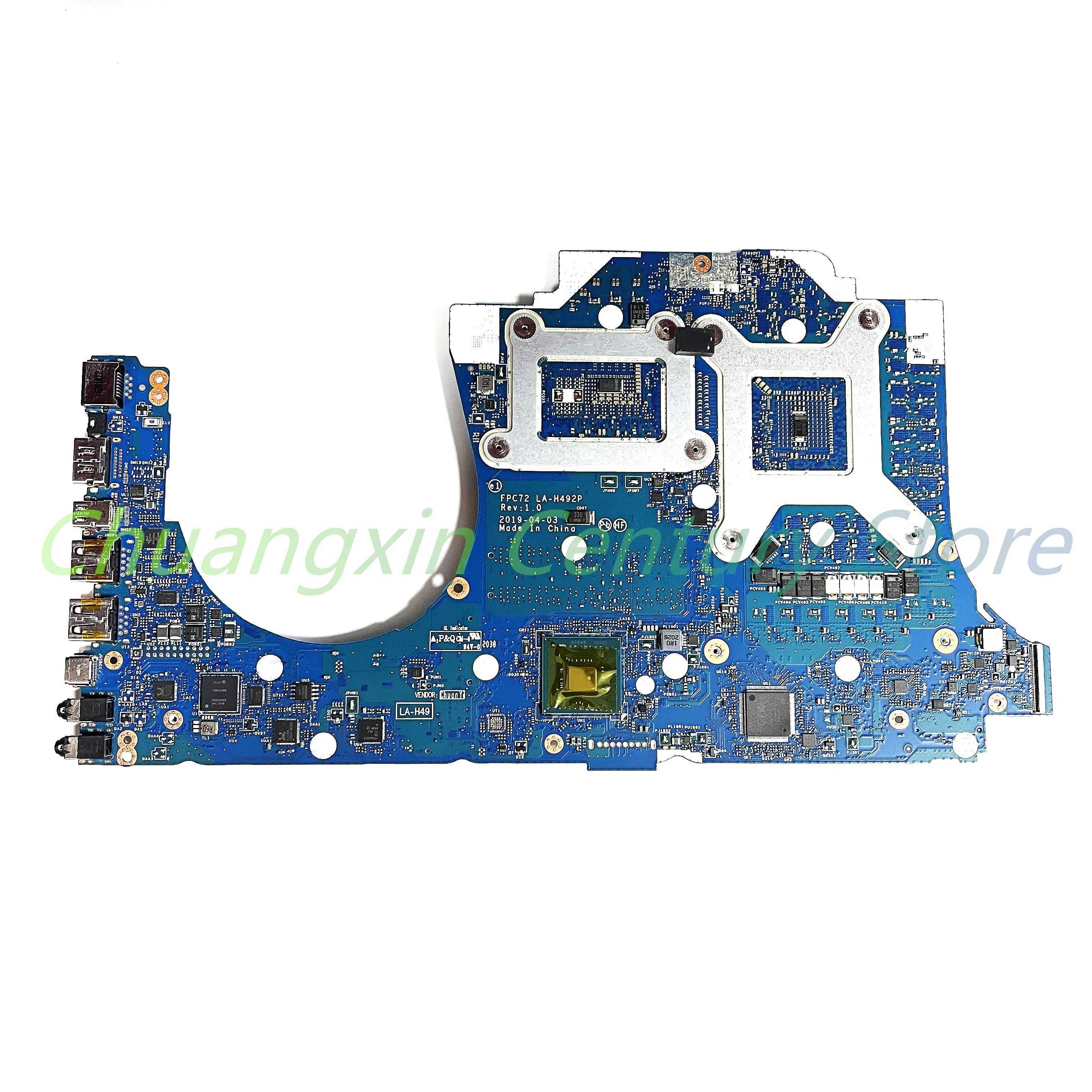 LA-H492P motherboard for HP OMEN 17T-CB 17-CB Laptop with CPU: I7-9750H I9-9880H GPU: RTX2060 6G/RTX2070 8G/RTX2080 8G 100% Test