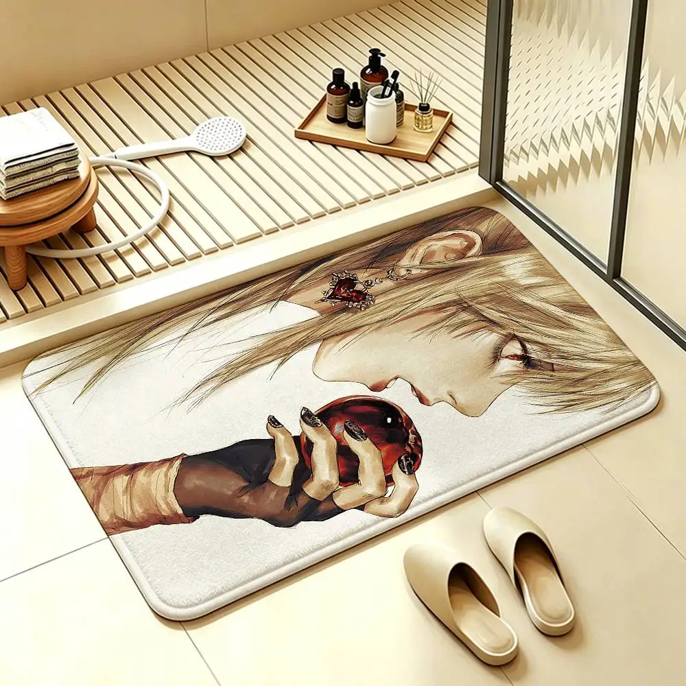 M-Misa D-DEATH N-NOTE A-Amane Floor Mat Soft Non Slip for Entry Door Bathroom Indoor Home Decorative Carpet 6